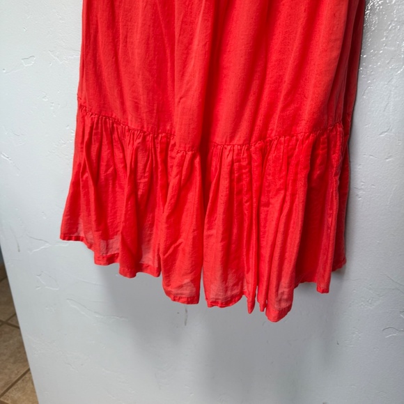 GAP Strapless Pom Pom Dress โ Coral (Size 10) - Picture 3 of 8